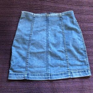 Free People Denim Skirt